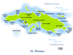 Map of St. Thomas